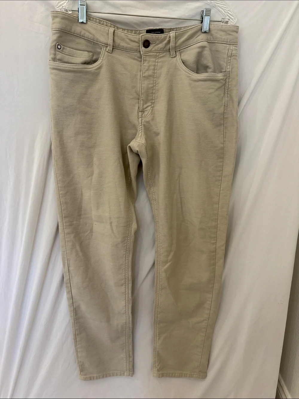 Ben Sherman Slim Fit Stretch Pants 34x32 Sand Khaki